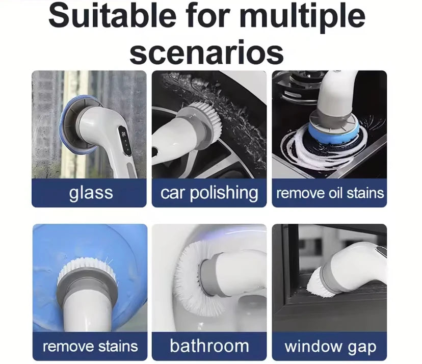 9 in 1 Reliable Household Cleaning Scrubber
